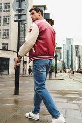 Springfield Vaquero lavado oscuro sobretintando straight fit turquesa