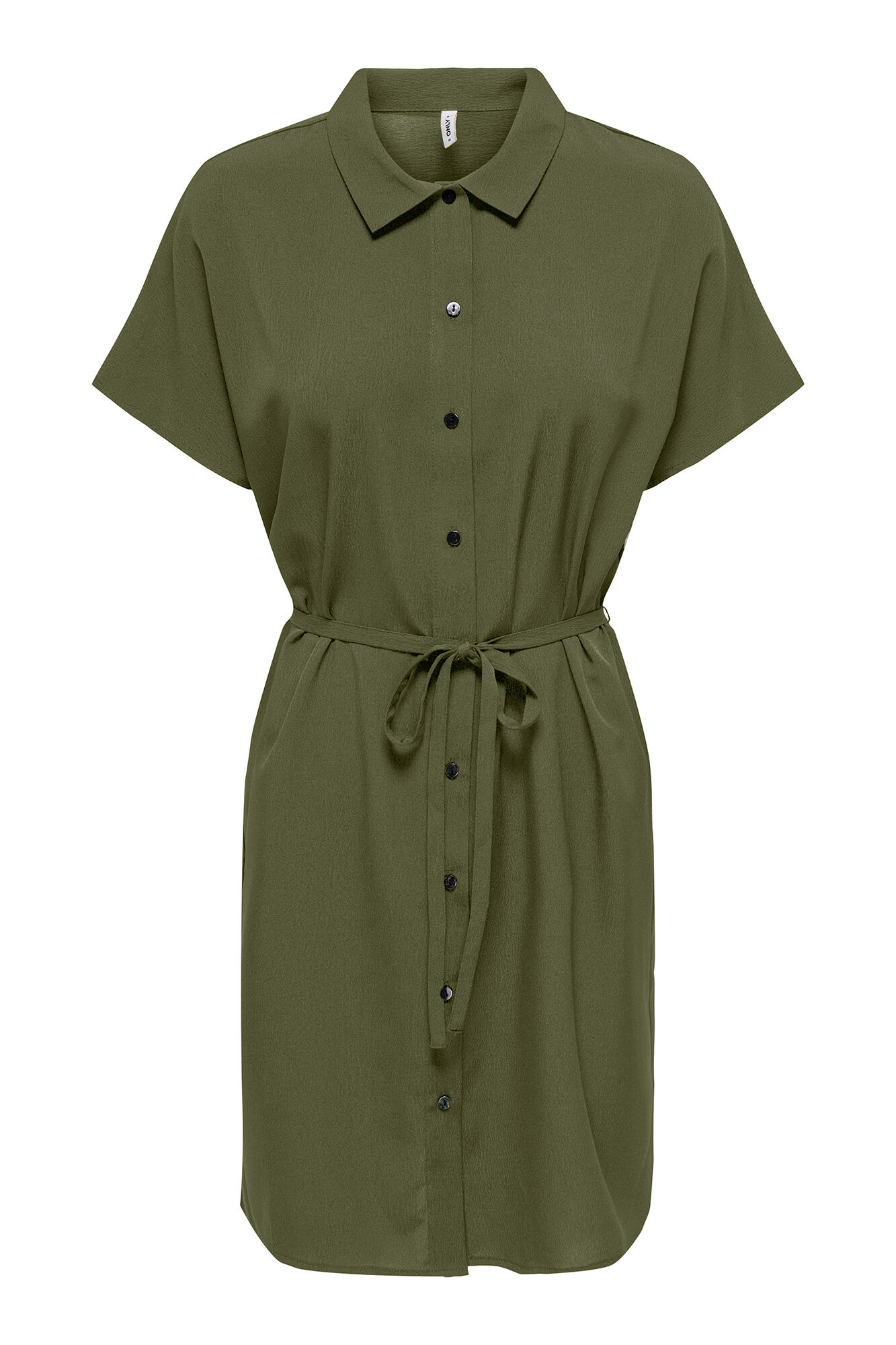 Only Vestido camiseiro midi