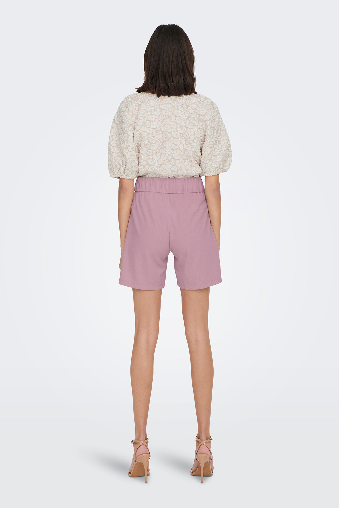 JDY Pantal&oacute;n corto holgado con lino