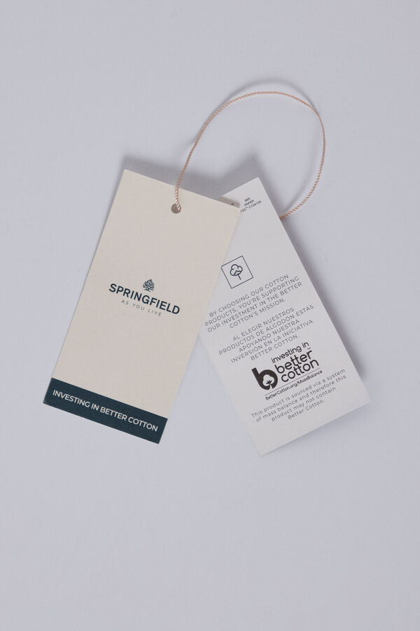 Springfield Camiseta &aacute;rbol native azul