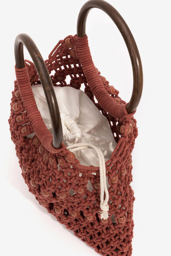 Tiffosi Maleta Bucket Hecha a Mano rosa