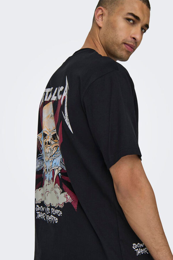 Camiseta Básica De Manga Corta Con Estampado "Ojalá" - Algodón, Corte Regular, Unisex