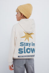 Springfield Kids Sweatshirt infantil com capuz branco