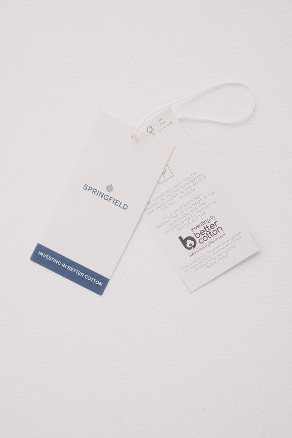 Springfield Camisola manga curta gola polo  azul