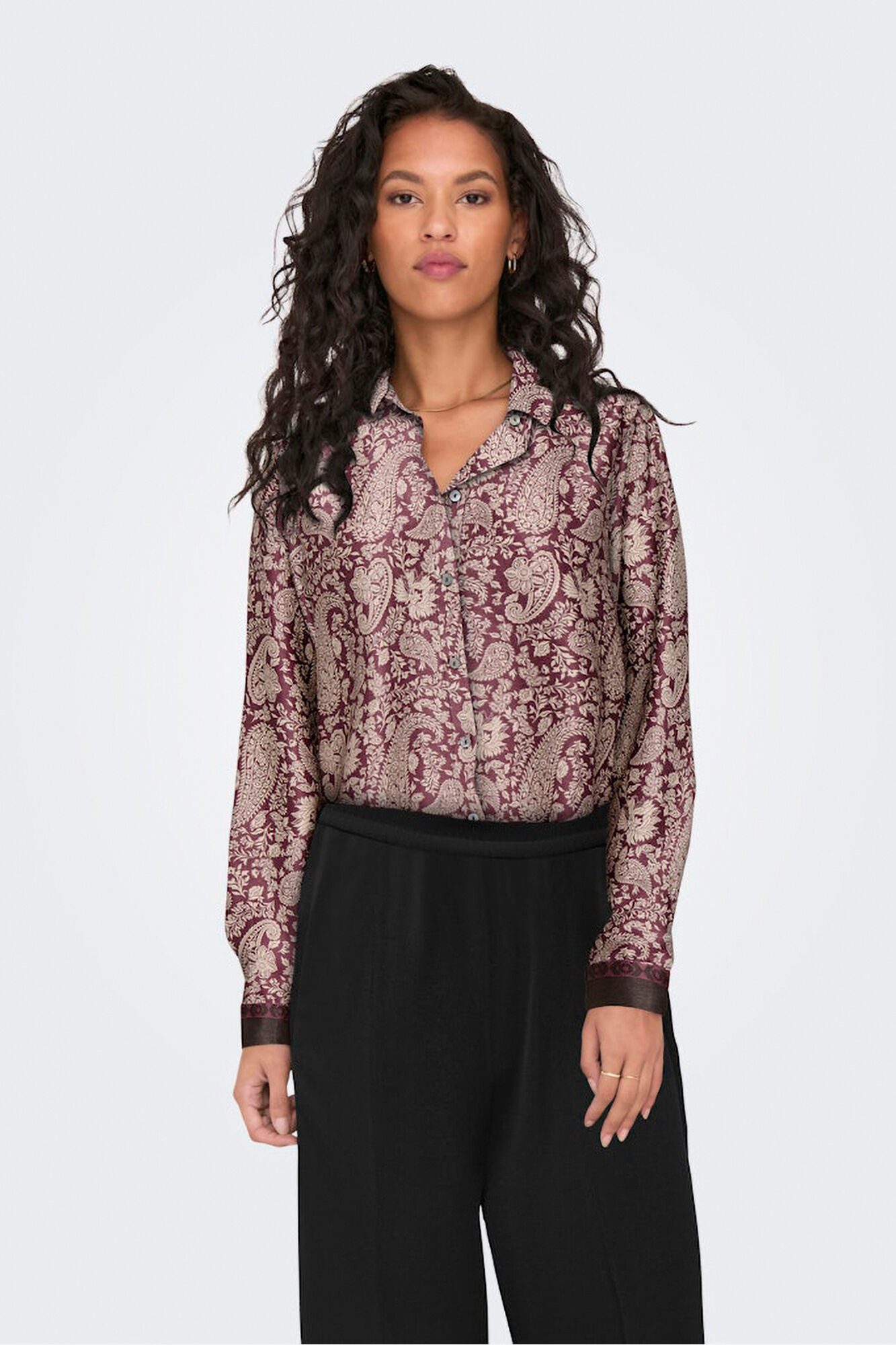 Only camisa de cetim