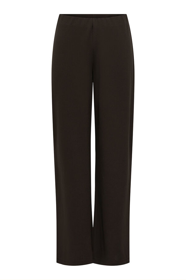 JDY Pantal&oacute;n largo wideleg marr&oacute;n