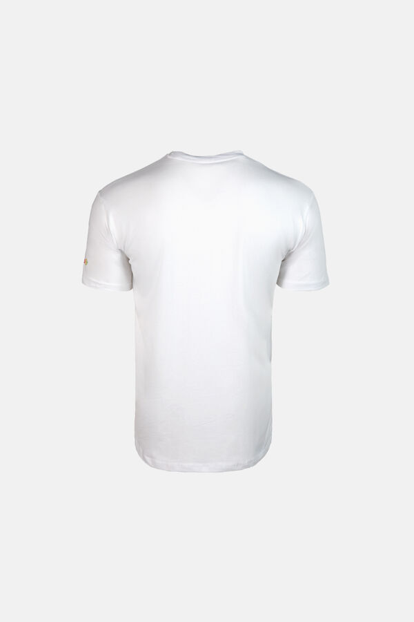 Izas T-shirt cl&aacute;ssica manga curta BATRES M branco