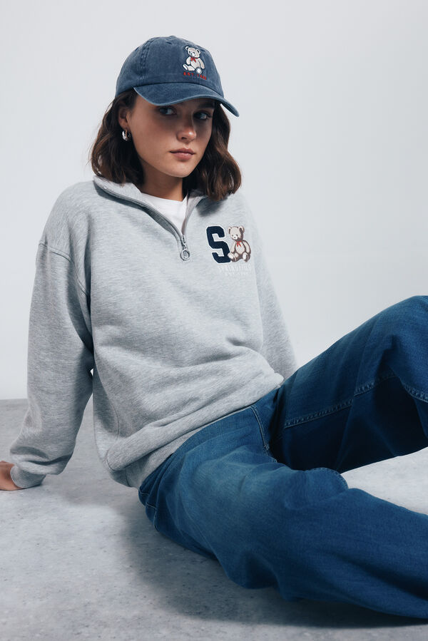 Springfield Sudadera "Springfield" oso gris