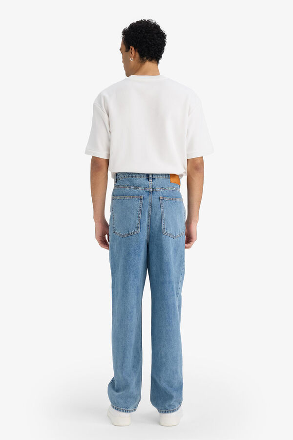 DeFacto Pantal&oacute;n vaquero ancho azul