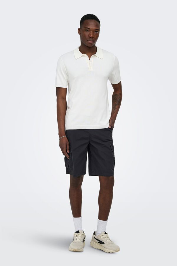 Only & Sons Bermuda cargo preto