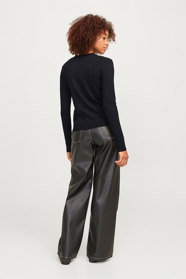 Jack & Jones Jersey punto slim fit negro