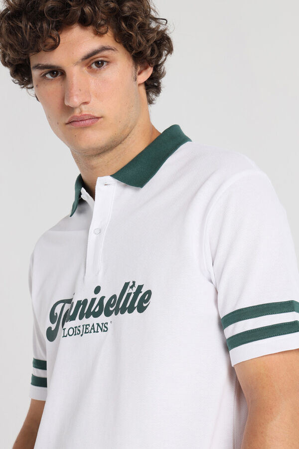 Lois Polo de manga curta branco