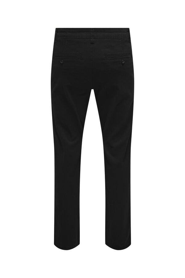 Only & Sons cal&ccedil;as chino slim fit masculinas cinzento