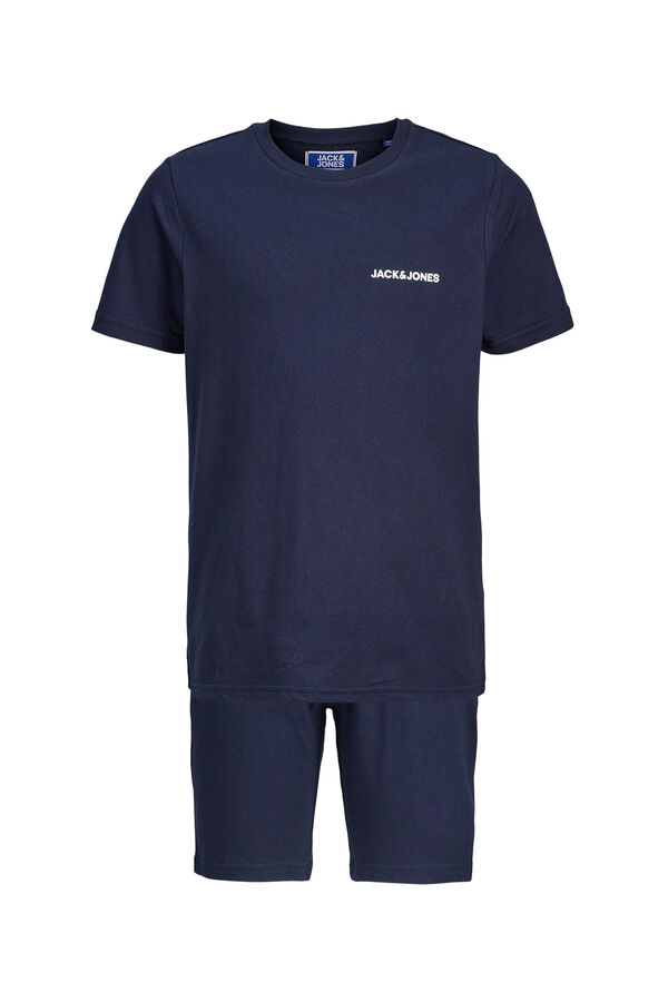 Jack & Jones Junior Conjunto de pijama em malha azul
