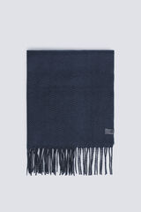 Springfield Bufanda gris espiga azul