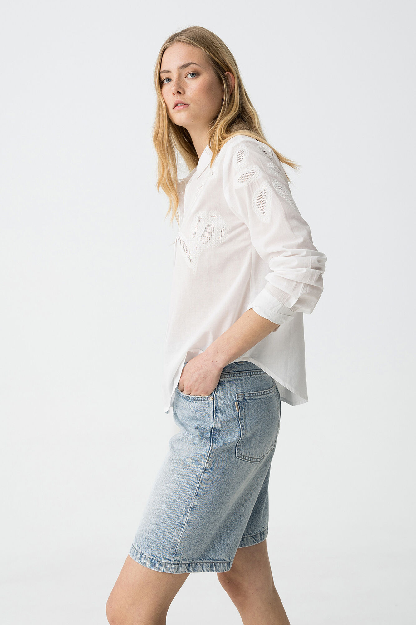 Tiffosi Camisa Bordada Floral