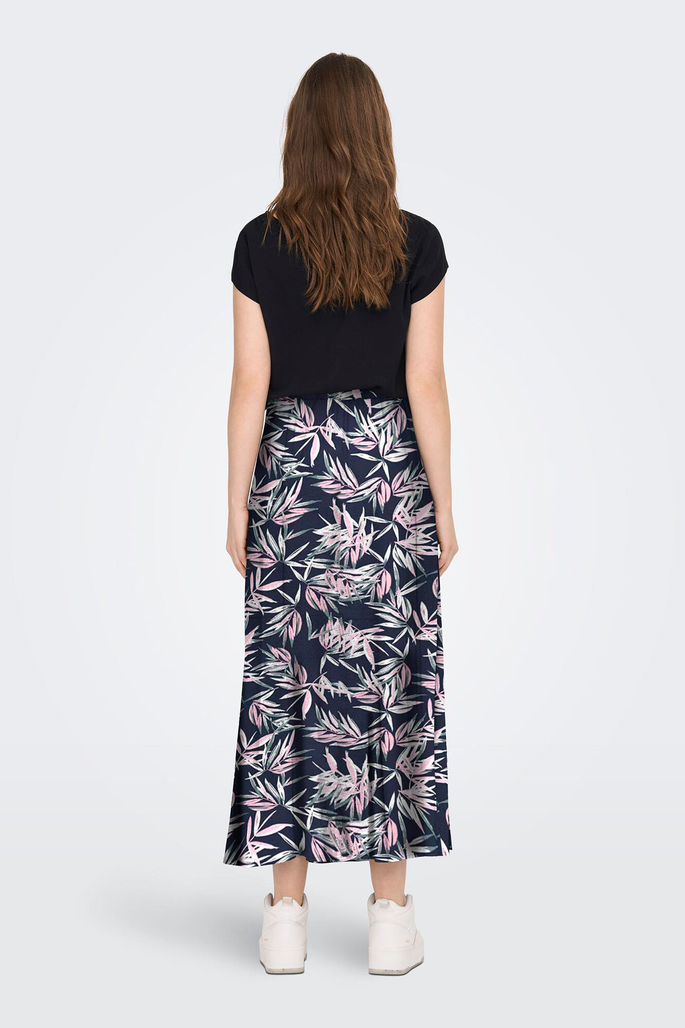 Only Langer Rock Print Gummibund