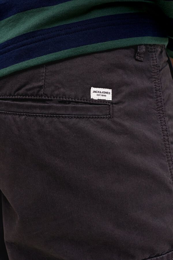 Jack & Jones Bermuda cargo relaxed negro