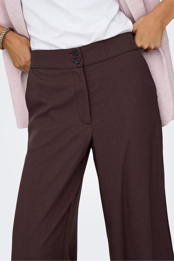 JDY Cal&ccedil;a largas e esvoa&ccedil;antes vermelho
