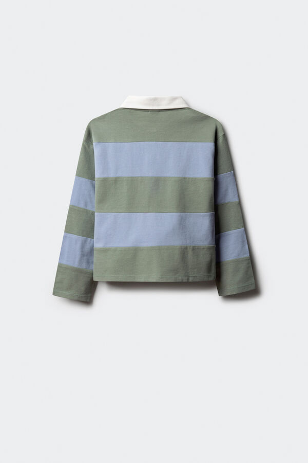 Springfield Kids Polo a rayas ni&ntilde;a verde