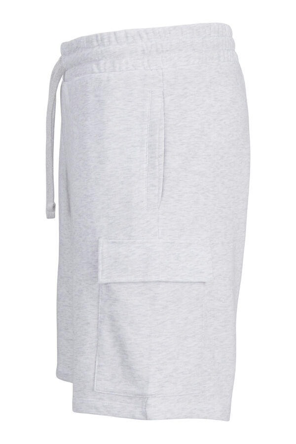 Jack & Jones Short relaxed fit estilo jogger blanco