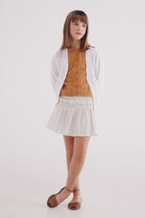 Springfield Kids Cardigan punto ni&ntilde;a blanco