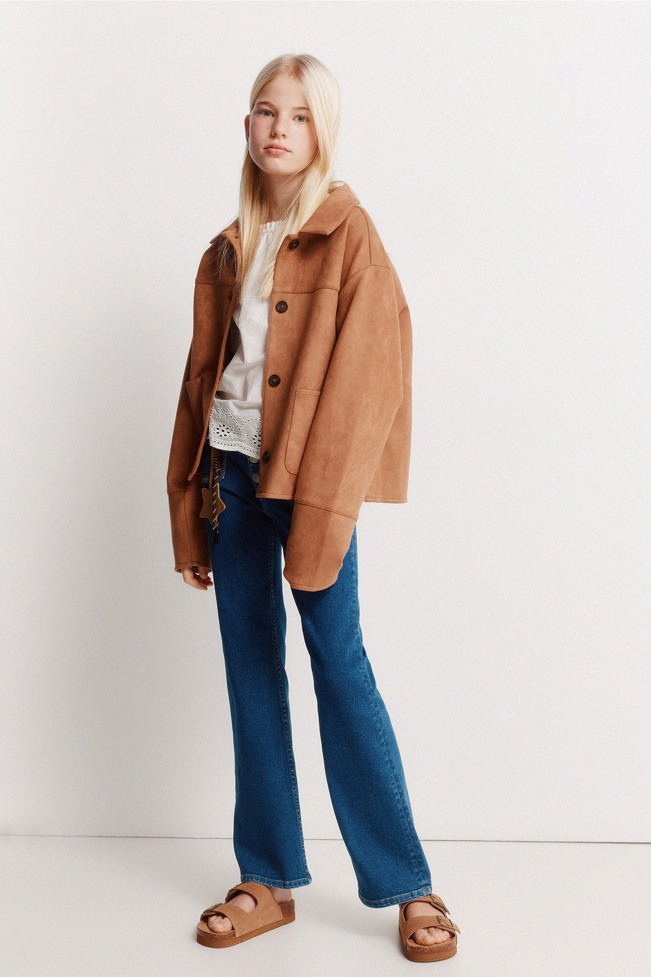 Springfield Kids Jeans bootcut para menina