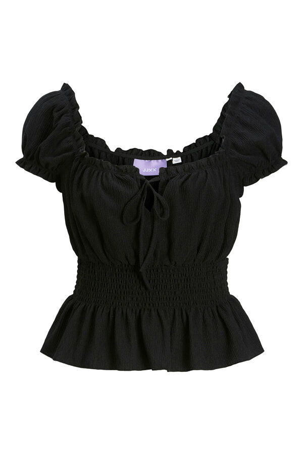 Jack & Jones Camiseta de al&ccedil;a larga preto