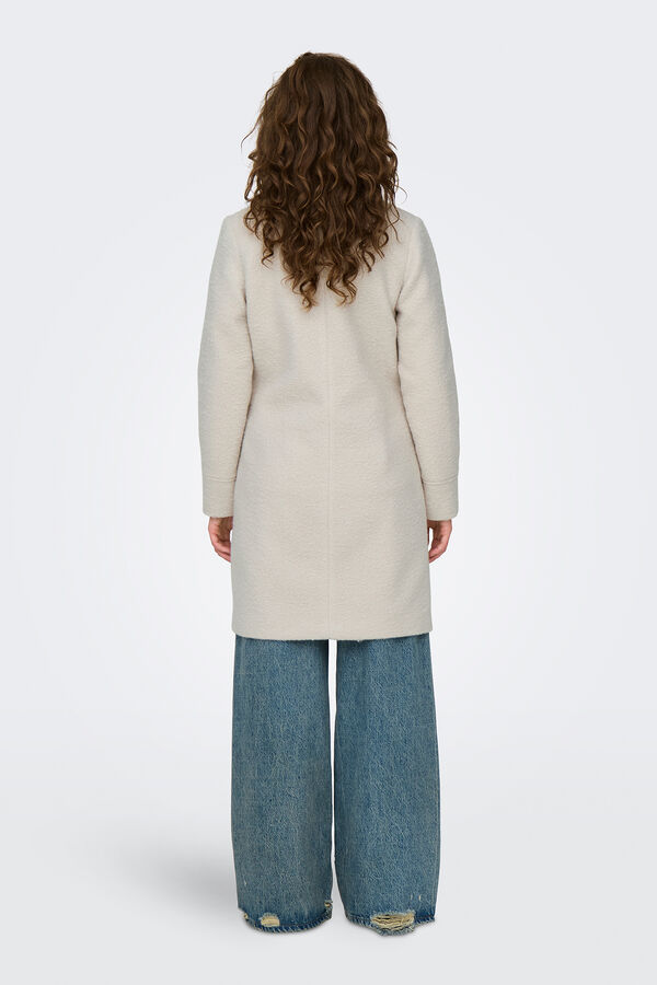 Only Abrigo con solapas gris