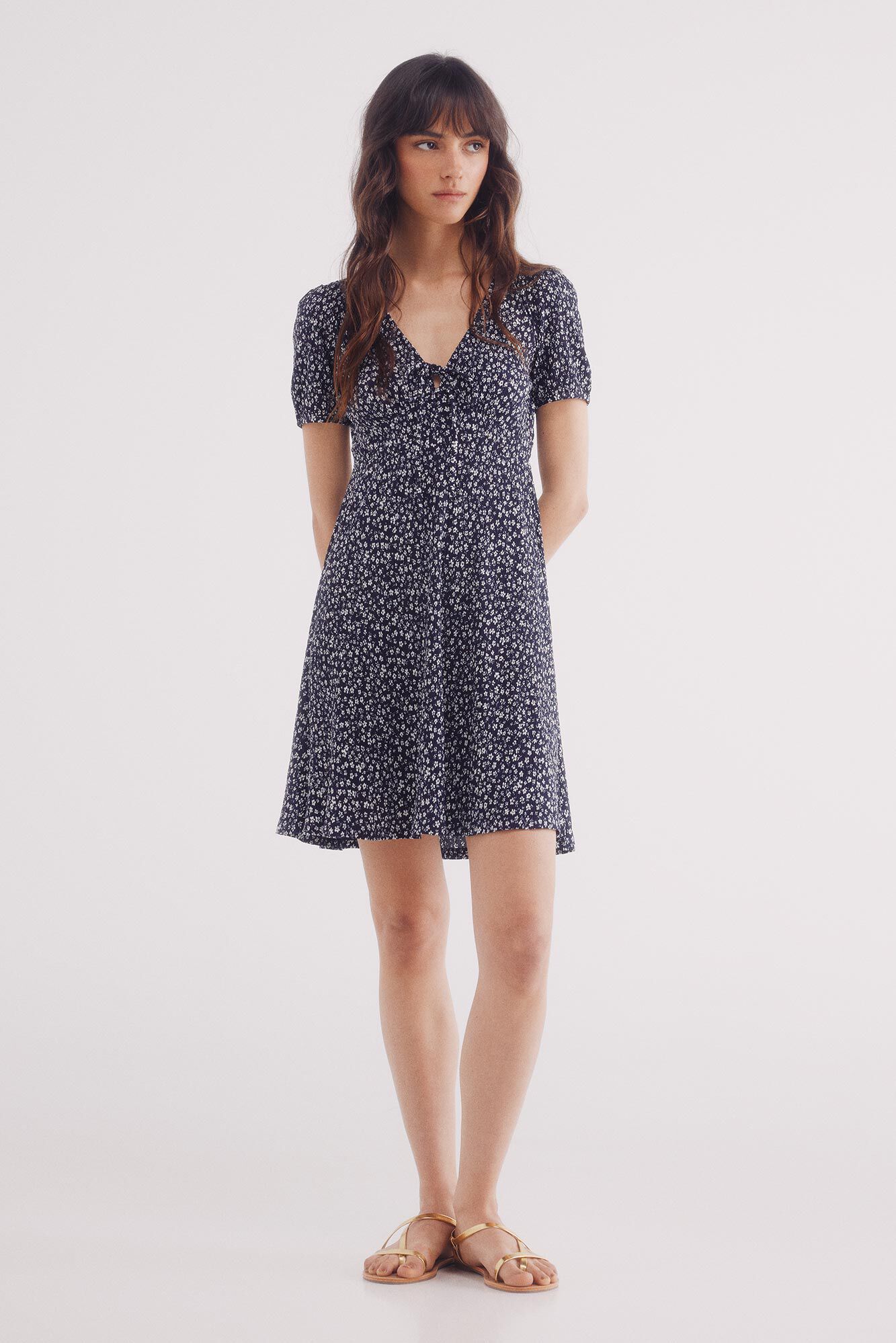 Springfield Vestido curto estampado