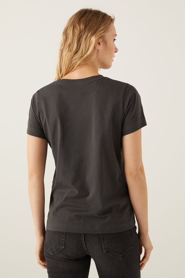 Springfield Camiseta algodón orgánico gris medio