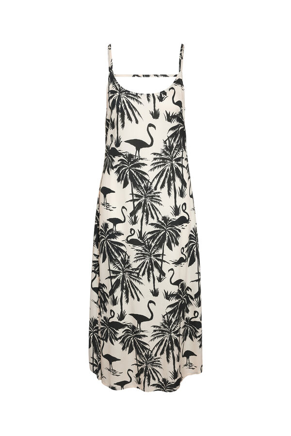 Noisy May Vestidos de al&ccedil;as midi branco