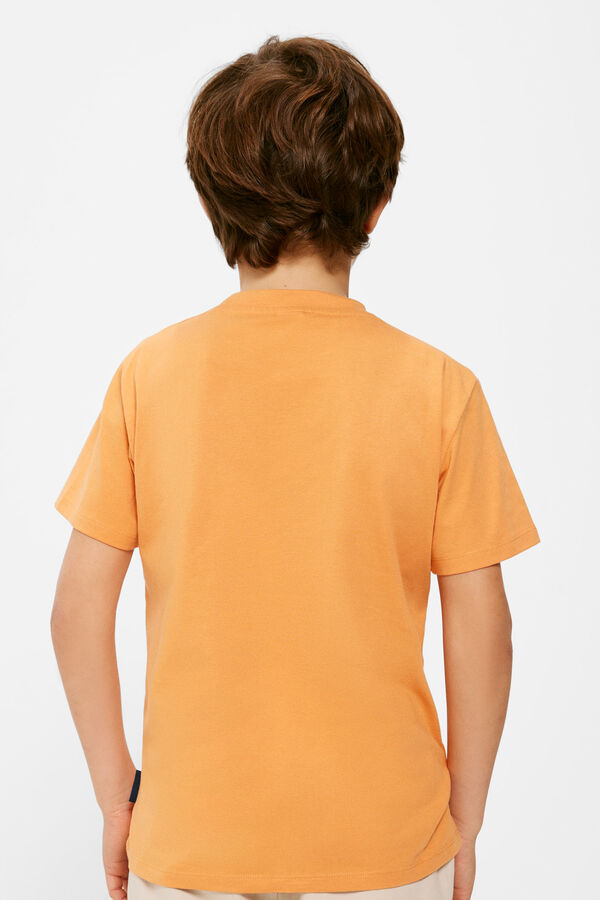 Springfield Kids Camiseta print skate ni&ntilde;o naranja