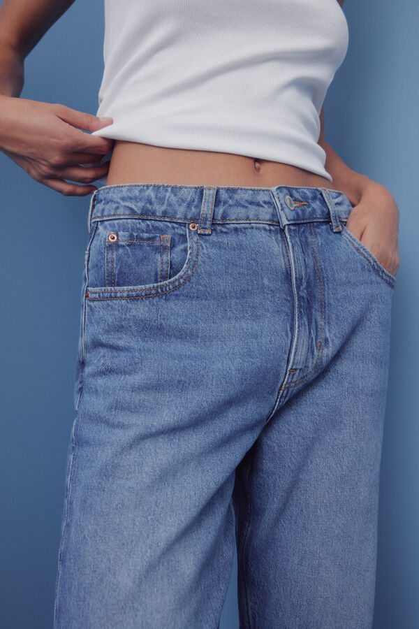 Springfield cal&ccedil;a jeans mam&atilde;e azul