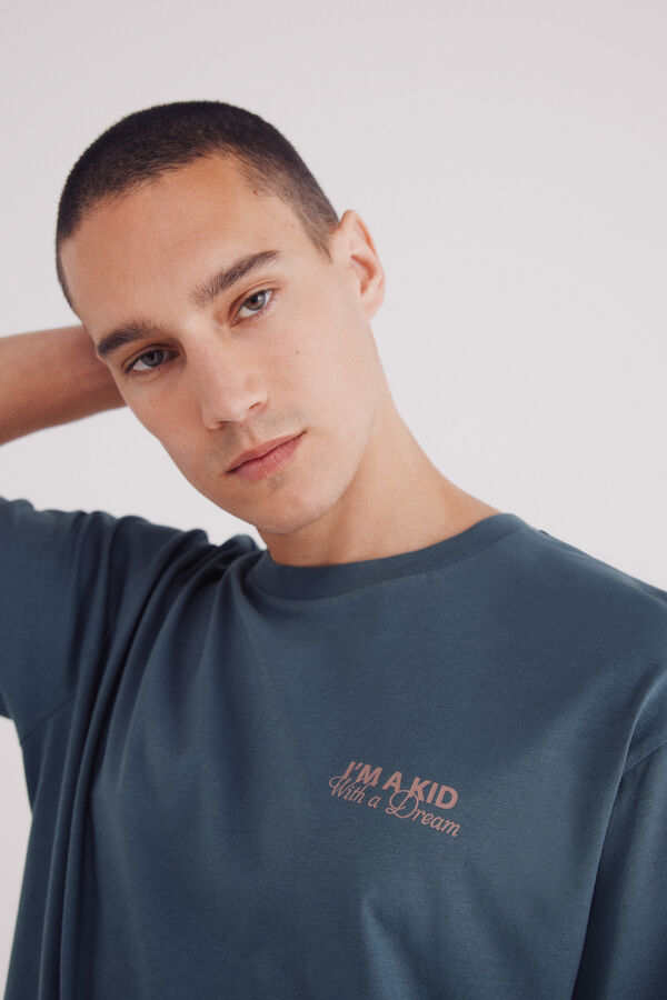 Springfield Camiseta moto kid azul