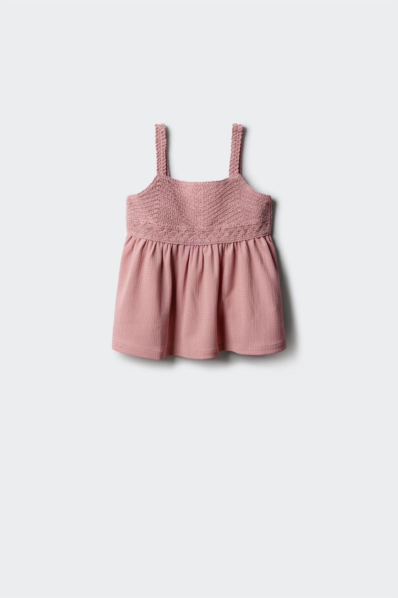Springfield Kids Top de al&ccedil;as em crochet para menina