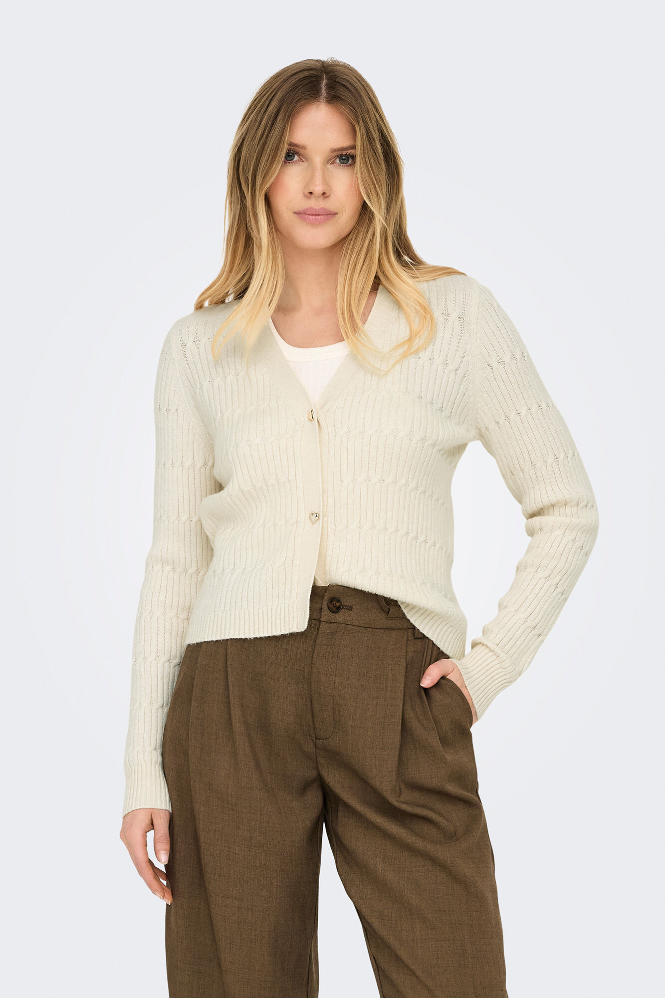 Only Cardigan abotonado