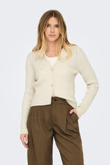 Only Cardigan abotonado blanco