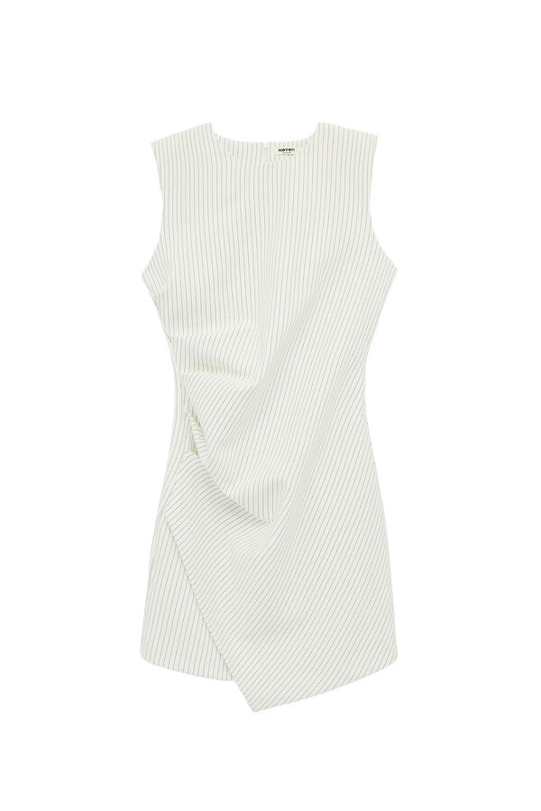 Koton Vestido mini sem mangas branco