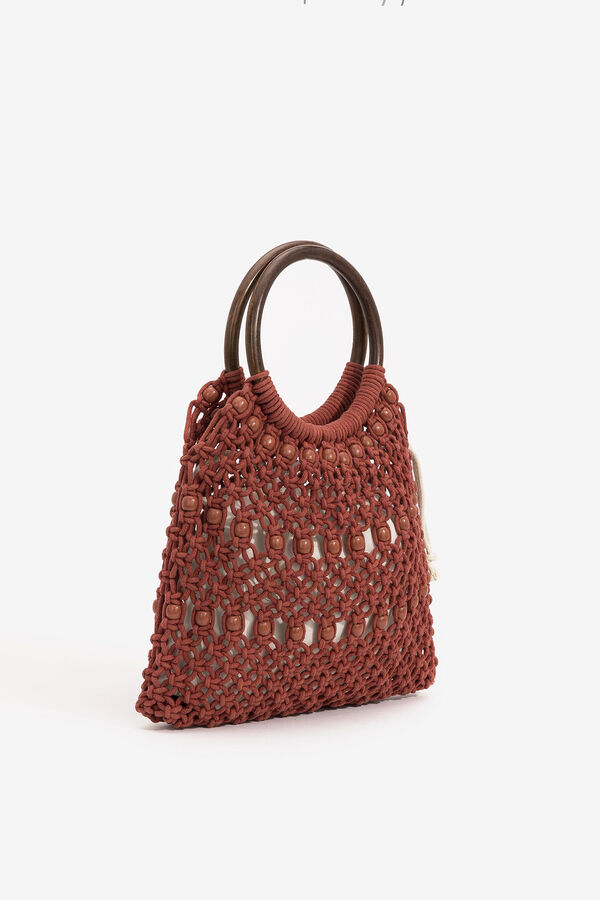 Tiffosi Maleta Bucket Hecha a Mano rosa