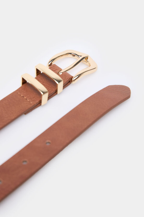 Springfield Cinto duplo de metal cru