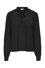 JDY Blusa de manga larga negro