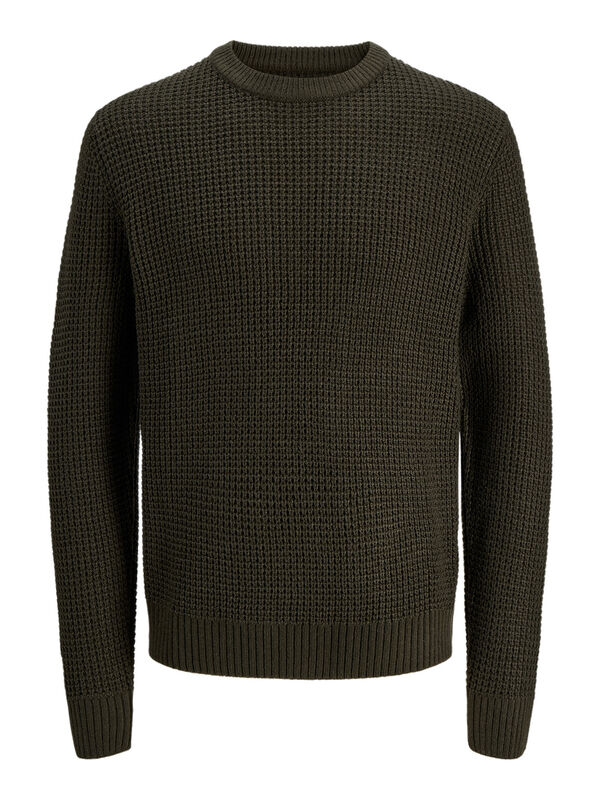 Jack & Jones PLUS Jersey b&aacute;sico de punto liso verde