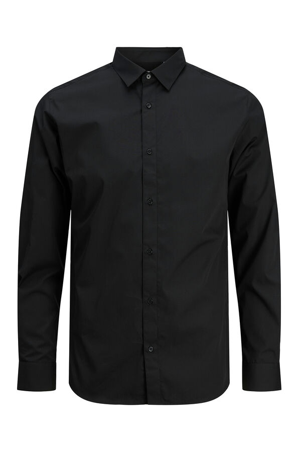 Jack & Jones PLUS Camisa Slim Fit Plus preto
