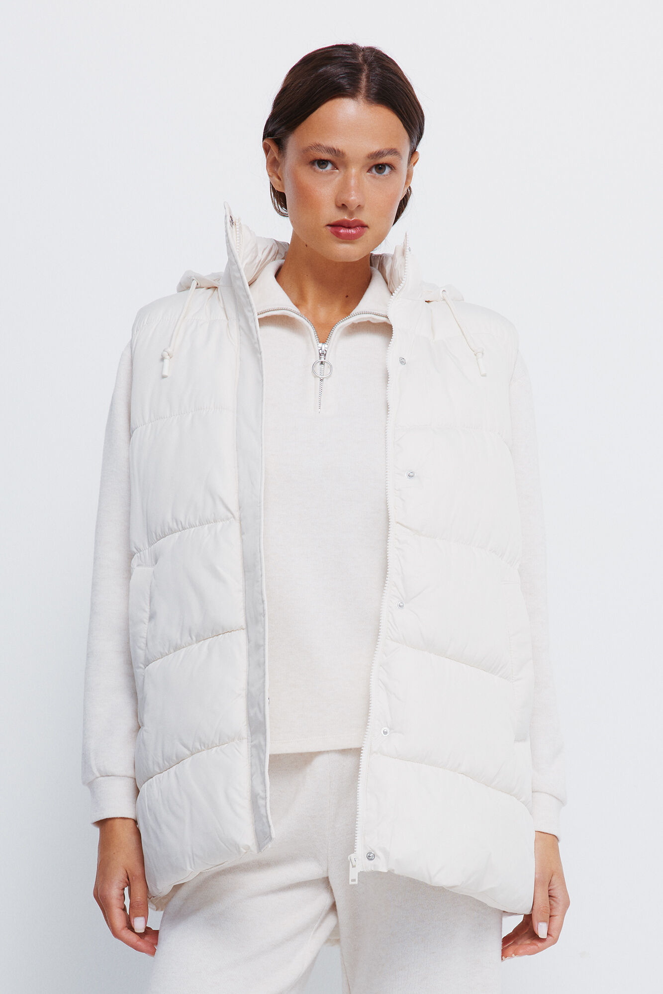 Springfield Colete com capuz em poli&eacute;ster reciclado