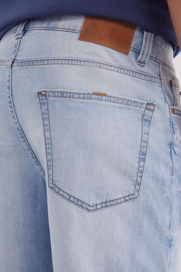 Springfield Bermuda vaquera ultra ligera regular fit azul