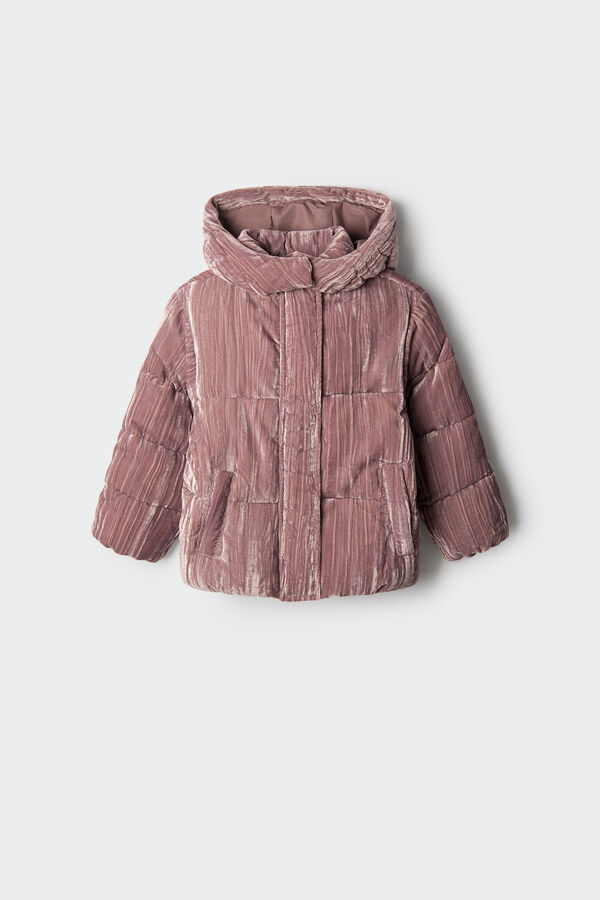 Springfield Kids Chaqueta acolchada velour ni&ntilde;a morado/lila