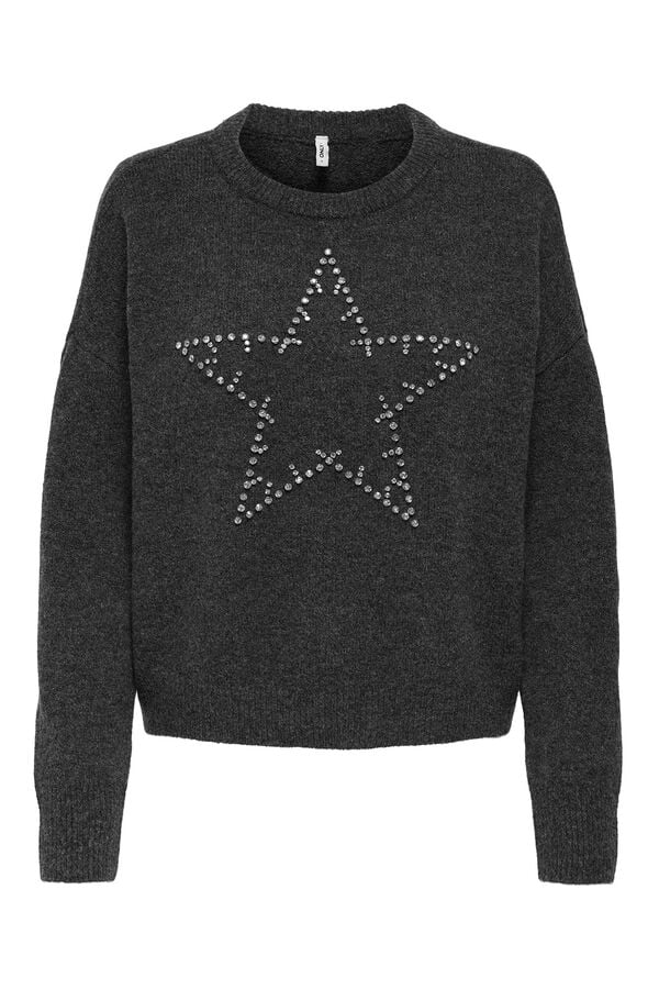 Only Jersey detalles joya gris