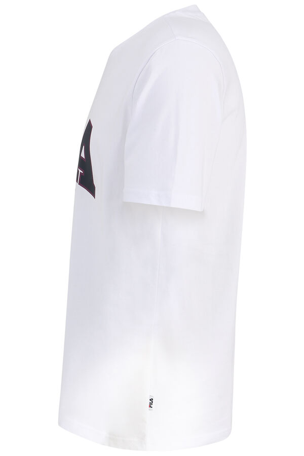 Fila T-shirt de homem de manga curta branco