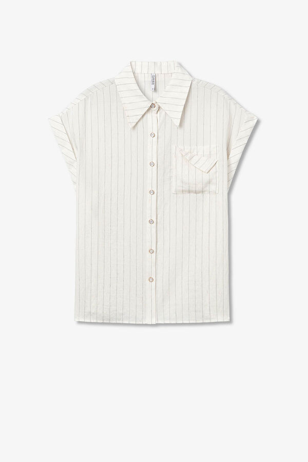 Tiffosi Camisa fluida branco